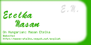 etelka masan business card